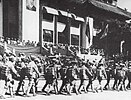 The Guangzhou Bund in 1930, with rows of Tanka boats.