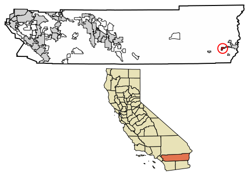 File:Riverside County California Incorporated and Unincorporated areas Mesa Verde Highlighted 0647066.svg