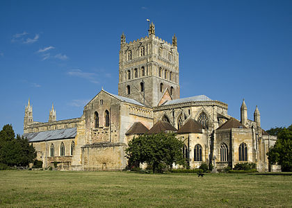 Tewkesbury Abbey, by Saffron Blaze