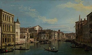 Canaletto, Canal Grande in Venetië, ca. 1738