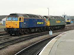 47237 & 57005 stabled at Derby station.