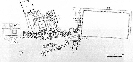 Mappa di Villa Arianna e secondo complesso