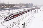 CR400BF-GZ leaving Beijing Chaoyang railway station