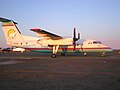 Canadian North Dash 8 in aqua colour