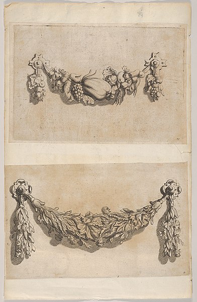 File:Design for a Garland from 'Various New Festoons, Part II' (Verscheide Nieuwe Festonnen, tweede deel) MET DP831823.jpg