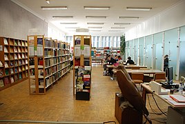 Salle de lecture de la bibliothèque