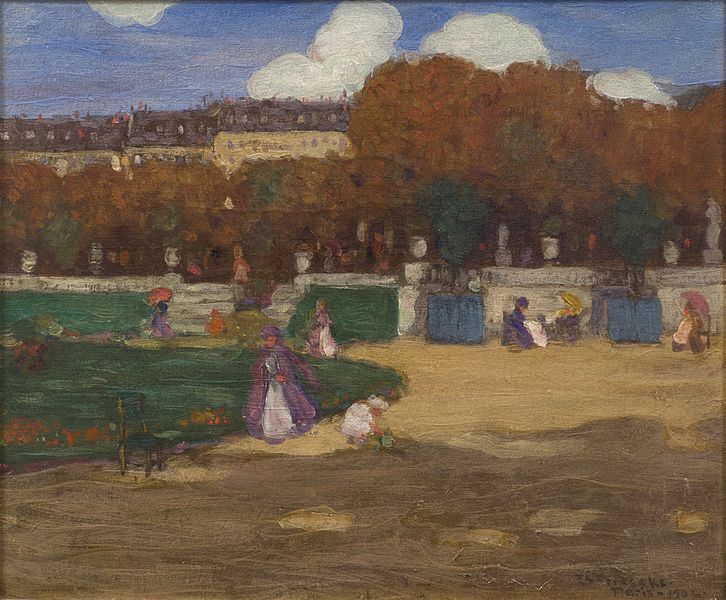 File:Luxembourg Gardens, Paris, France by Frederick Carl Frieseke.jpg