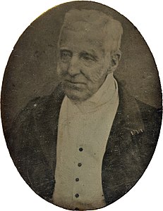 Arthur Wellesley, the Duke of Wellington, aged 74 or 75, made by Antoine Claudet in 1844.