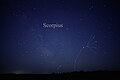 Photography of the constellation Scorpius