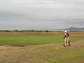 18th green at Spey Bay Golf Club