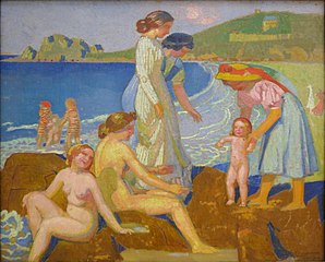 Badende ved Perros-Guirec, 1912