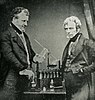 English chemists Michael Faraday and John Frederic Daniell