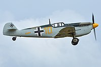 Bf109として登場したHA 1112-M1L（c/n 172、英国登録記号 G-AWHK）