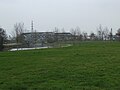 Vue sur le stade depuis la Prévalaye.