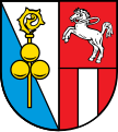 „Haager Schimmel“ im Wappen von Albaching (siehe auch: zu Fraunberg)