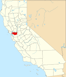 Contea di Contra Costa – Mappa