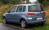 2002–2004 Mazda2 (DY; pre-facelift, Germany)