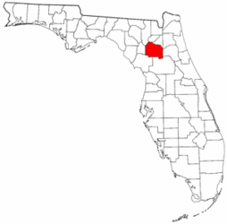 Contea di Alachua – Mappa