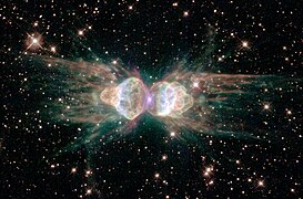 La nebulosa de la Hormiga, una de las nebulosas bipolares más características.