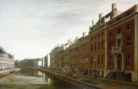 La Courbure dans le Herengracht près du Nieuwe Spiegelstraat à Amsterdam (1672), Amsterdam, Rijksmuseum.