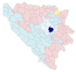 Vareš – Mappa