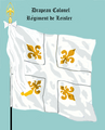 drapeau colonel de 1690 à 1760