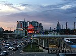 Pintu D stesen MRT Maluri sepanjang Jalan Cheras.