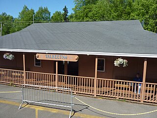 Talkeetna railway station, Alaska, 2011