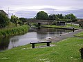 The Union Canal at Broxburn, looking west