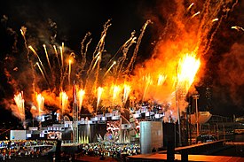 Youth Olympic Games Closing ceremonies in Singapore, 26 August 2010