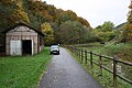 Lokomotivschuppen der Treidelbahn an der Schleusentreppe Arzviller