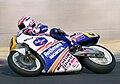 NSR500に乗るマイケル・ドゥーハン（1990年日本GP）