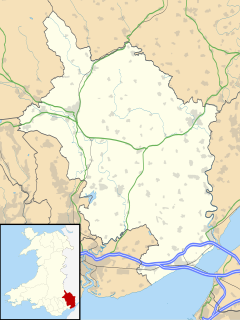 Llanvair Discoed is located in Monmouthshire