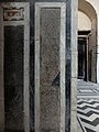 Black marble panels with finely-carved calligraphic compositions, a feature not found in earlier Mamluk architecture