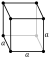 Cubic crystal structure for fluorínì