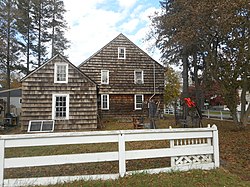 The Ezra Carll Homestead, one of South Huntington's best-known landmarks.