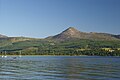 Vue du Goat Fell من ميناء Brodick