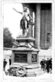 Statue de Lavoisier par Barrias, derrière l'église de la Madeleine.