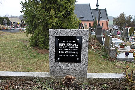 Uctění památky Filipa Neumanna, otce sv. J. N. Neumanna, Prachatice