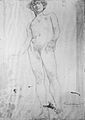 Study of a Standing Male Nude at the Metropolitan Museum of Art, 1885