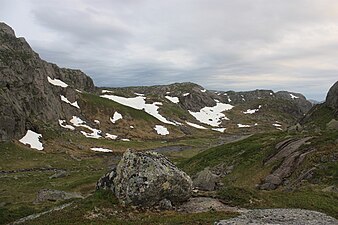 Kjerag view from Langavatn