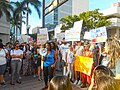 Anti Trump Family Separation Protests - Miami Dade College, Miami Florida