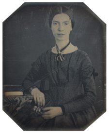 A poetesa estausunidense Emily Dickinson.