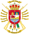 Coat of Arms of the 50th Infantry Regiment "Canarias" (RI-50) Standardized