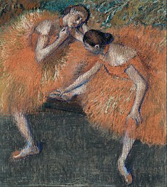 Edgar Degas, Dwie tancerki, ok. 1898