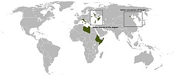 Italian colonies and protectorates in 1939