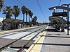 The platforms at Iris Avenue station, 2019