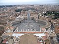 La place Saint-Pierre à Rome