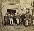 Wilhelm I with his nephew, Tsar Alexander II on a hunting trip together, c. 1872