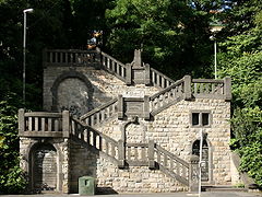 Außentreppe in Wuppertal (Vogelsauer Treppe)